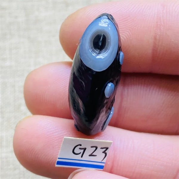 Naturlig Agat Chakra Sten Mineral Exemplar Energi Kristall Healing Heminredning Present Gratis Frakt G23  8g  31mm