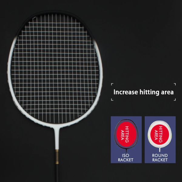 Ultralätt professionell kolbadmintonracket 5U Raquette 6 färger racket Z Speed ​​Force Padel Lättvikt 75-79g Blue