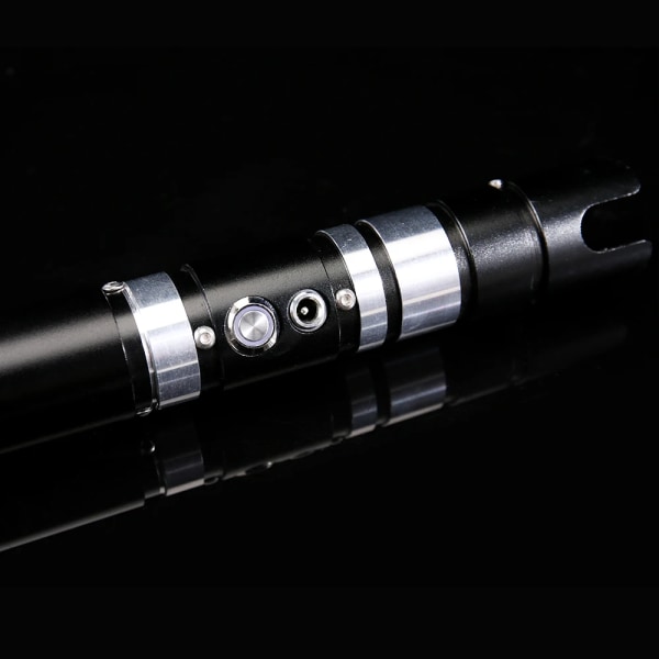 Smooth Swing Metal Hilt Heavy Duellering Lightsaber Leksaker 16 SoundFonts 12 LED Light Force FX FOC Cosplay Laser Sword TSK-E05grays SN-pixel V4