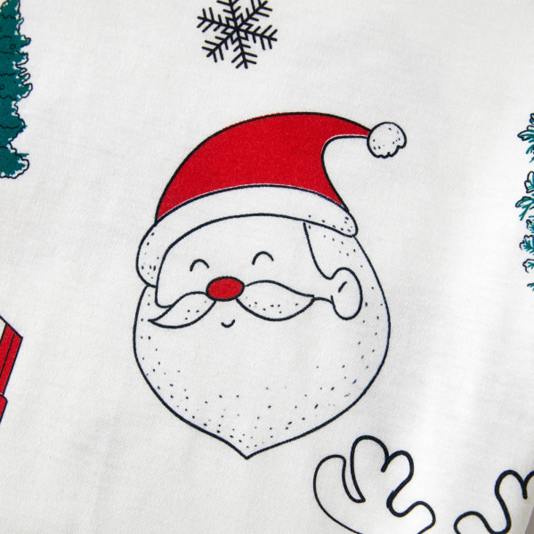 Matchande pyjamasset för julkoffertar och print (flambeständigt) Red Kids8-9Years
