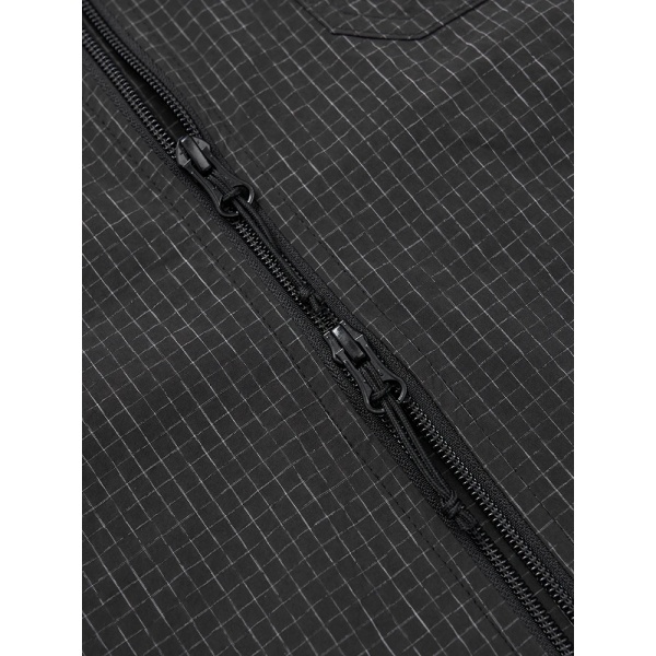 2023 Summer New Oversize kortärmade skjortor Herr Lättviktsrutiga dragkedjor med dragkedja Pine Green Plaid L REC 65.5-72.5KG