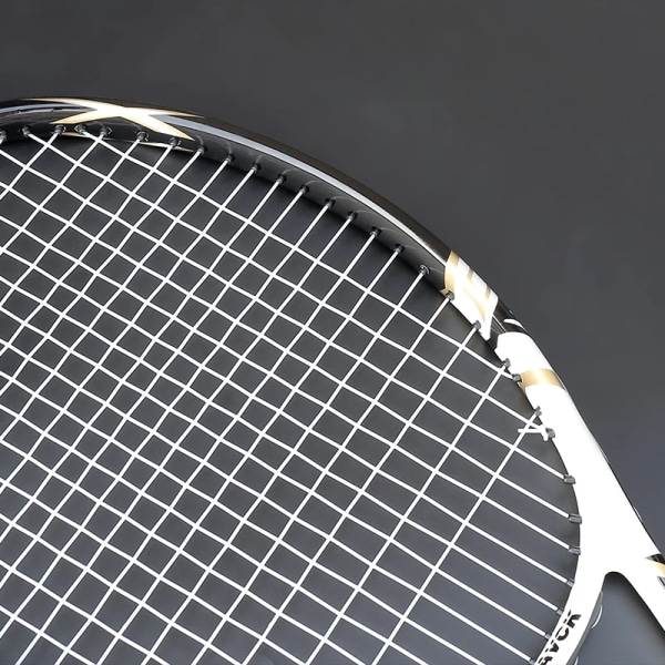Unisex proffs tennisracketsträng 45-50 LBS racket Tennis kolfiber toppmaterial Sportträning Tennisracketväska Black