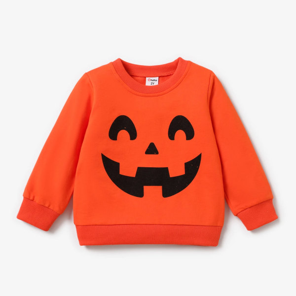 Toddler flicka/pojke Halloween mönster tröja Black 5-6Years