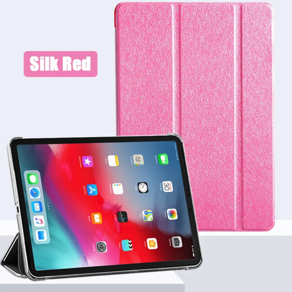 För äldre iPad 2 3 4 5 6 7 8 9 Generation Smart Wake Case iPad Air 2 3 4 5 10,9-tums Pro 11 stående case iPad 5th 9.7inch Rose