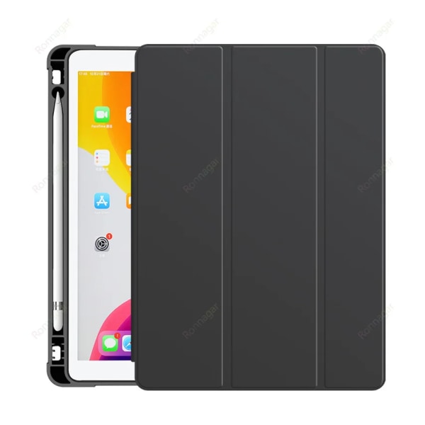 Case för iPad 6:e/5:e generationens 9,7 tum 2018/2017 iPad Air 2 1: a case ipad 7/8/9:e generationen 10,2" Air 5 4 Pro11 10:e generationens iPad Mini Black iPad mini 1 2 3