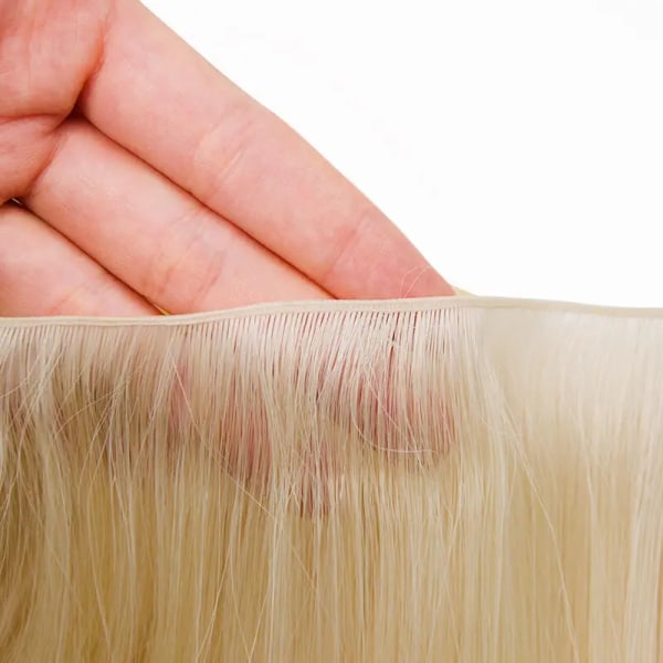 Genius Weft Virgin Hair Rakt människohår Buntar Dubbeldraget Naturlig Färg Riktigt Människohår 50G Kvinnor Hårförlängningar 1001 24inches