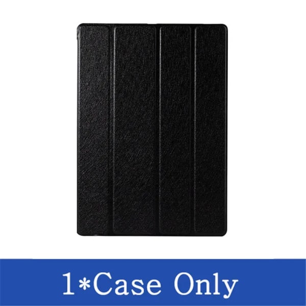 Case för Apple iPad Mini 1 2 3 4 5 6 7.9 8.3 Mini6 Mini5 Mini4 Mini3 Trifold Stativ Magnetisk Smart Cover + härdat glas Jet Black iPad Mini 1