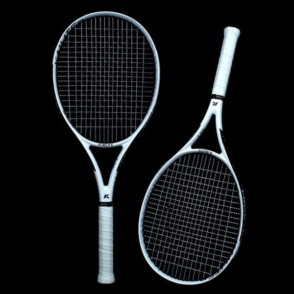 Original 100% full kolfiber 275g professionell tennisracket för vuxna män kvinnor med väska Topp kol ultralätt racket Padel WHITE