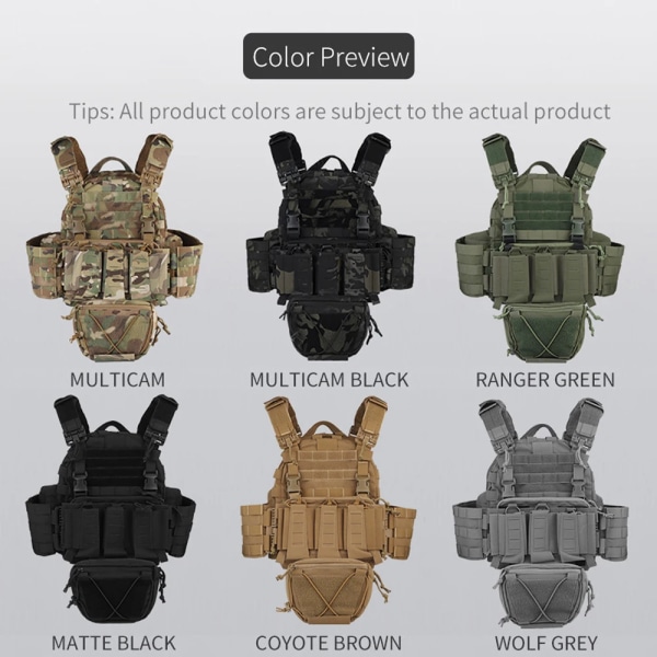 Tactical Vest FCSK 2.0 JPC Jaktväst FCPC Airsoft Paintball CS Militär skyddsväst Molle Magazine Pouch VE-77 RG