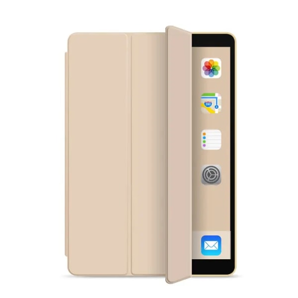 Case för iPad Pro 11 M2 M1 2022 Case iPad Air 5 Air 4 10:e generationen 10.9 Tri-fold Case iPad Pro 9.7 iPad 10.2'' 9.7'' Gold iPad (7 8th Gen)10.2