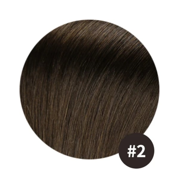 Raka hårbuntar Äkta människohårinslag European Remy Natural Human Hair Extension 100g Kan väva lockigt hår 2 16Inches