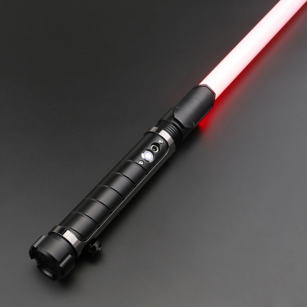 Neo Pixel Lightsaber Smooth Swing RGB Laser Sword Metallfäste med duellblad FOC Cosplay Julklapp Barnleksaker T-Shield-36in blade Proffie