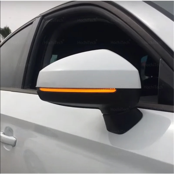 För Audi A3 S3 8V RS3 Dynamic Scroll LED Blinkers 2013 2014 2015 2016 2017 2018 2019 Spegel Indikeringsblinkers svepande Left and Right