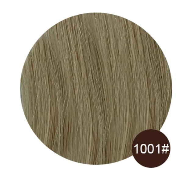 Människohår Topper För Kvinnor Naturligt hår Peruker 12x13cm Clip In Topper Blont raka hårstycken Andas Silk Base Hårperuk 1001 25CM (45g)