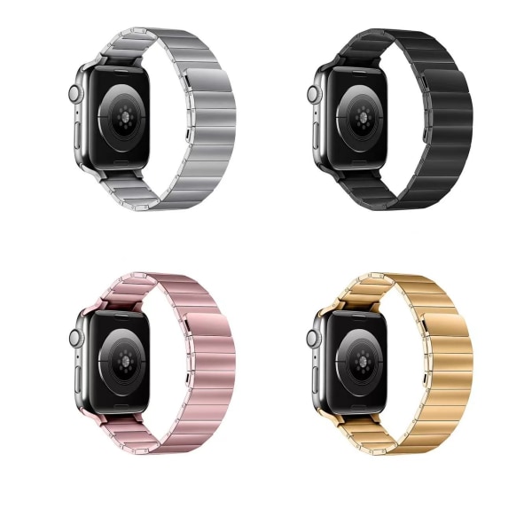 Metallrem För Apple Watch 8 7 45mm 41mm 49mm 6 5 SE 44mm 40mm rostfritt stål magnetiskt watch för iwatch 3 42mm Band Black For 42mm or 44mm
