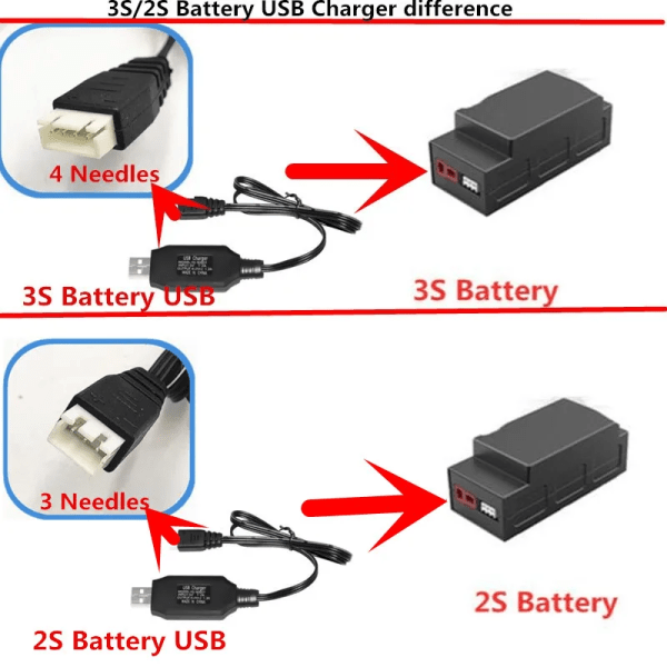 16207 16208 16209 16210 1:16 Borstlös High Speed ​​Drift RC Car Part 7.4V 2S 1050Mah 11.1V 3S 1050Mah Batteri 7.4V 2S 1050mah 2B