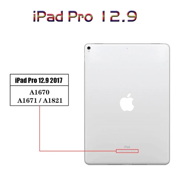 Transparent cover för Apple iPad Air Mini 1 2 3 4 5 6 7 8 9 10.2 7.9 TPU Silicon Back Tablet Case för iPad Pro 9.7 10.5 11 12.9 iPad Pro 12.9 2017