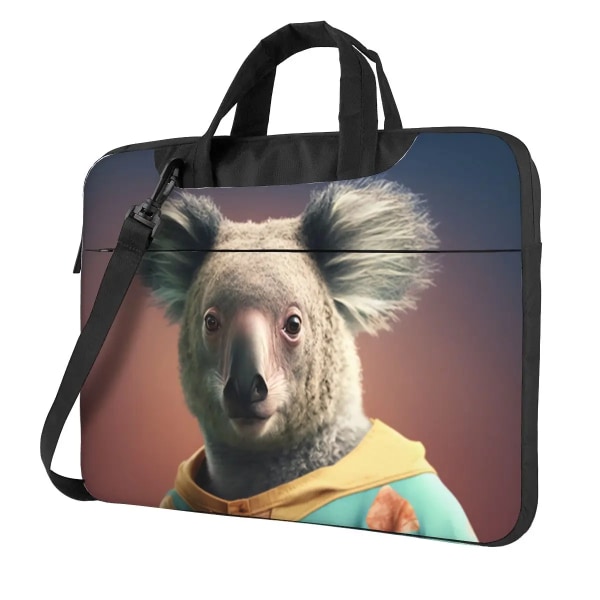 Koala Laptopväska Fantastiska porträtt Dapper För Macbook Air Pro Xiaomi Asus Sleeve Case Kawaii Travel 13 14 15 15.6 Portföljer As Picture 15.6inch