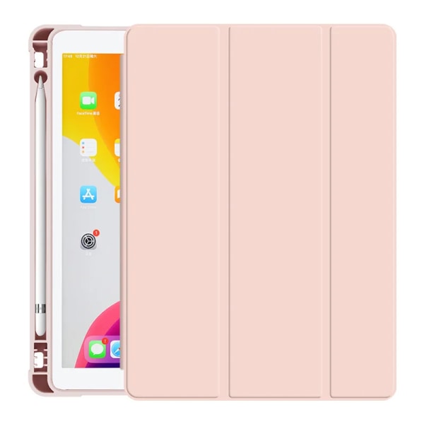 Med case för iPad 5th 6th Gen 2017 2018 9,7 tum 8th 9th Gen 10.2 Air4 Air 5 10.9 Pro11 10th Gen Slim Folding Case Pink iPad Pro 11 2022