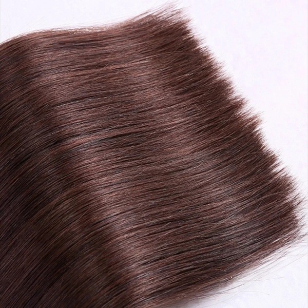 Äkta människohår Inslag rakt hår Bunt European Remy Natural Human Hair Extension 100g Kan väva lockigt hår P4-18 16Inches