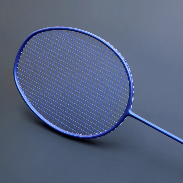 Professional Plus Väg 120g/150g/180g/210g Training Carbon Badmintonracket Strungväskor Sportracket Padel Z Force Racket Blue 150g max 34lbs