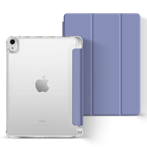 Case för iPad 9:e generationens iPad 8 7:e generationens iPad 10.2 Case 2021 2020 2019 Transparent genomskinlig stötsäker TPU - cover 2015-19 iPad mini4 5 Purple