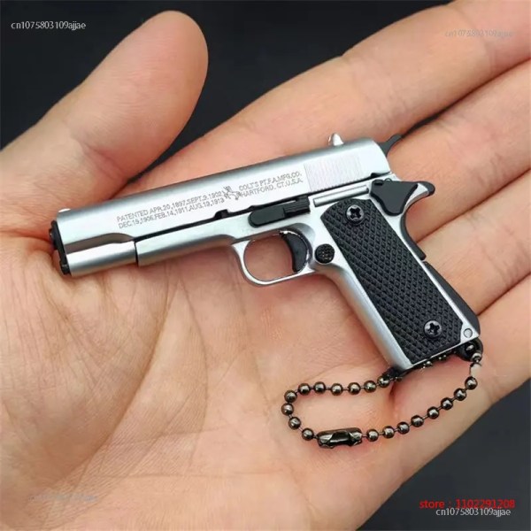 1:3 Beretta nyckelring modell 2023 högkvalitativ metallpistolpistol miniatyrmodell födelsedagspresenter för män och kvinnor 10