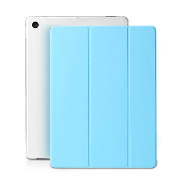 För iPad 2:e 3:e 4:e 5:e 6:e 7:e 8:e 9:e 10:e generationens case för iPad 2 3 4 5 6 7 8 9 10 9,7 10,2 10,9 Tri-fold Cover For iPad 3th Blue