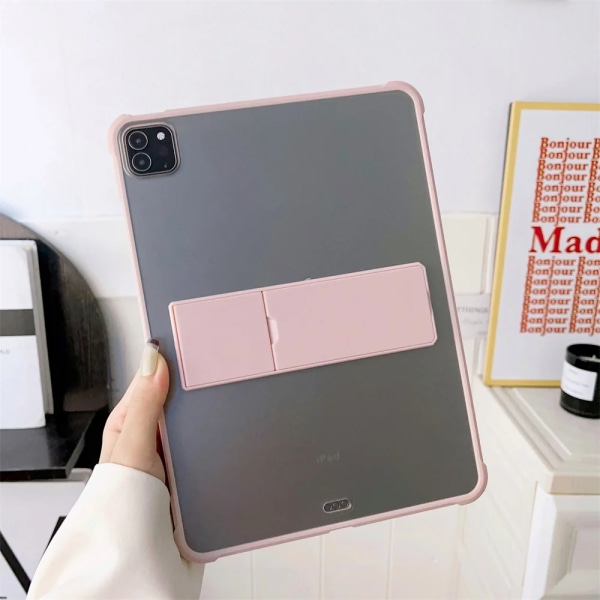 För iPad pro 10,5 tum 2017 Air 10,5 3:e generationen 2019 Air 3 A1701 A2152 A2123 Lättviktsskyddande frostad PC- cover iPad 6th 5th gen 9.7 Pink