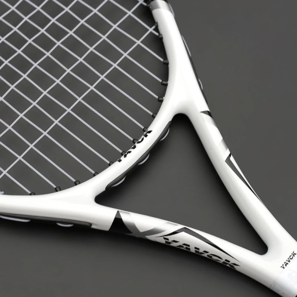 Hög kvalitet Ultralätt aluminiumlegering kol tennisracket för vuxna Professionell träningsracket Stringväska Män Dam Padel Black