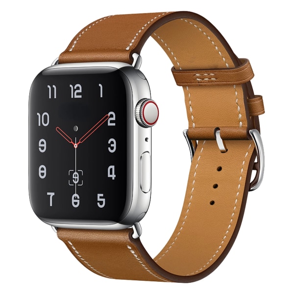 Läderrem För Apple Watch Ultra 49mm 8 7 45mm 41mm smart watch high-end armband armband För iwatch 6 5 4 3 2 SE 44mm 42mm brown iWatch Ultra 49mm