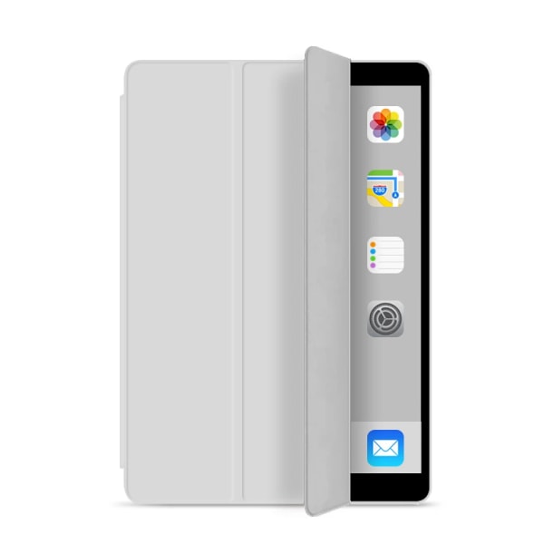Funda IPad 9 generation för iPad 10.2 Case iPad 9:e generationens case 2021/iPad 8:e generationens case 2020 10,2 tums mjukt smart stativ gray 2020 iPad Air 4 10.9