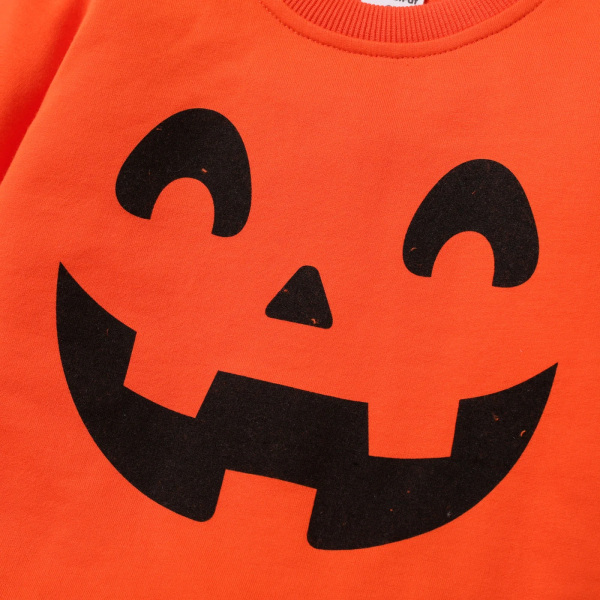 Toddler flicka/pojke Halloween mönster tröja White 5-6Years