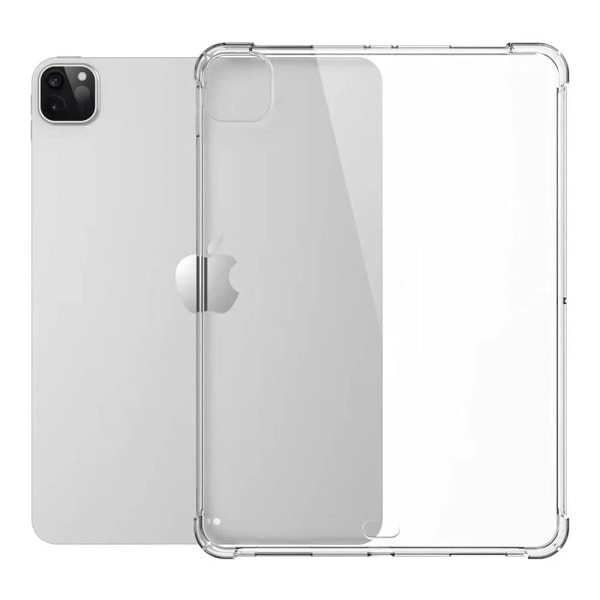 Transparent cover för Apple iPad Pro 11 12.9 2015 2017 2018 2020 2021 2022 Stötsäker mjuk TPU Silicon Shell Tablet Back Case Shockproof Case iPad Pro 11 2020