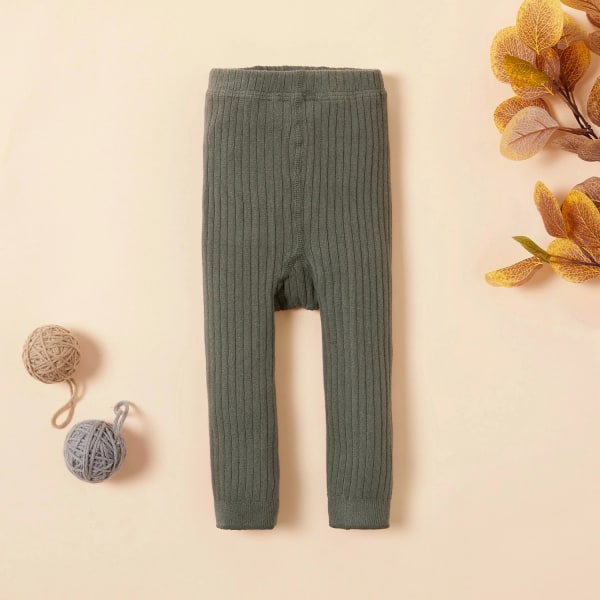 Baby / toddler Casual Solida Leggings Grey 3-4 Years