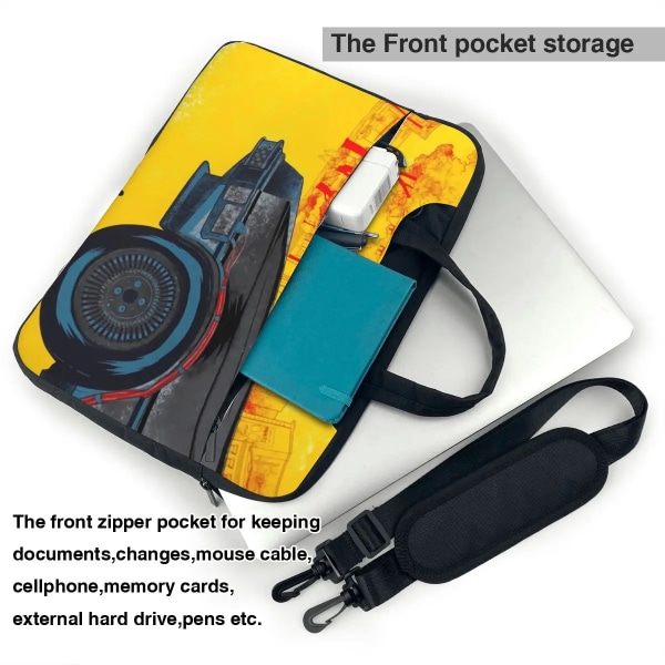 Filmserie Handväska Laptopväska Back To The Future Bärbar Notebook-väska 13 14 Mode för Macbook Air Acer Dell-datorväska As Picture 13inch