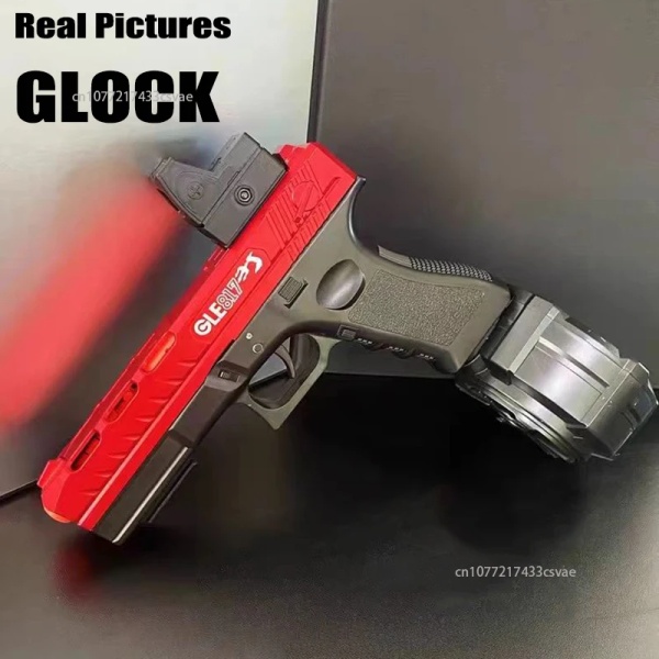 2023 Electric Glock Gel Bead Blaster Automatisk Airsoft Toy Pistol CS Kids Outdoor Game Pistol 2 till 7 dagar upp 3