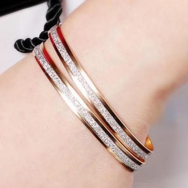 2st/ set koreanskt modeknut hjärta armband armband flicka mode smycken legering runda hänge kedja & länk armband för kvinnor Gold-color