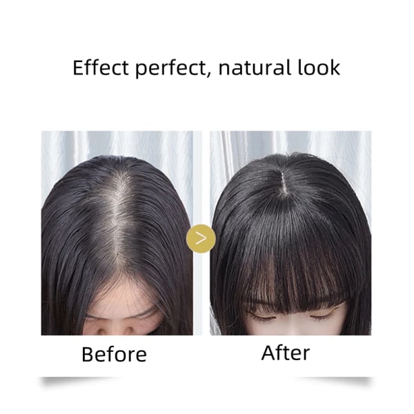 Kvinnor Hair Topper Mänskligt naturligt hårstycke Kvinna Hårprotes Silke Base Peruker Med clips Rakt hår Ersätter Tupé Natural color 10 inches