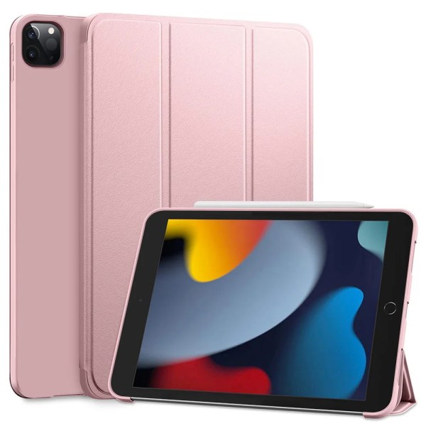 Case för Apple iPad 9.7 10.2 10.9 5:e 6:e 7:e 8:e 9:e 10:e generationen 2018 2019 2020 2021 2022 Magnetic Flip Smart Cover iPad 8th 10.2 2020 Pink Soft Shell