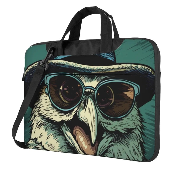 Owl Laptopväska Laughing For Macbook Air Pro Lenovo Sleeve Case Kawaii Travel 13 14 15 15.6 Portföljer As Picture 14inch