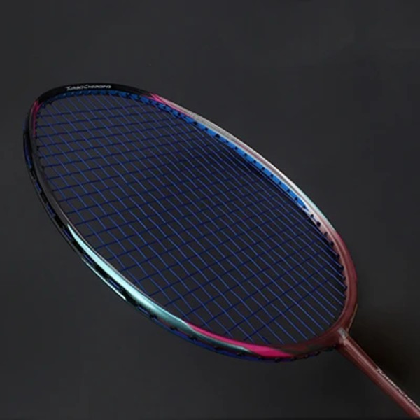 Professionell Ultralätt 8U 65g Kolfiber Badmintonracket Stringväskor Raquette Sports Light Racket Z Speed ​​Force Padel Red
