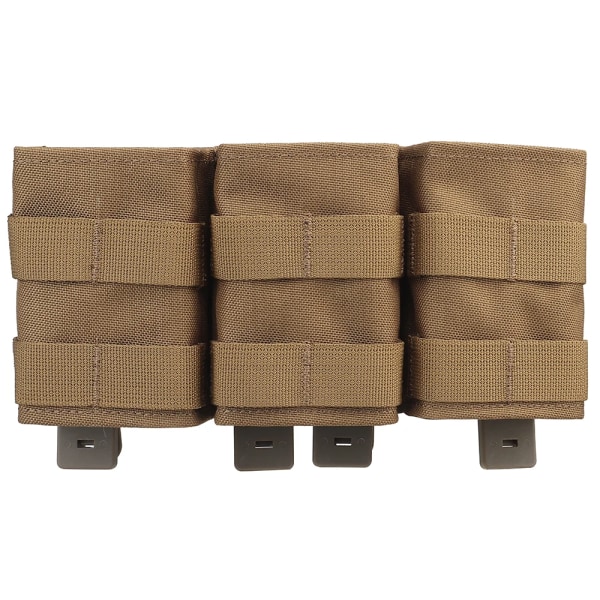 NYTT Tactical Military Magazine Bag FAST 7,62 Triple Mag Pouch MOLLE System Bälteshölster M4 Airsoft Accessories Case MG-F-17 CB