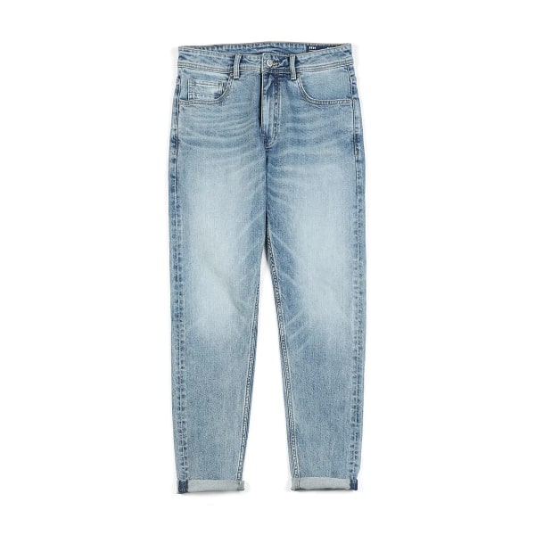 SIWMOOD 2023 S Vårnyhet Miljölasertvättade jeans herr slim fit klassiska denimbyxor högkvalitativ jean SJ170768 light blue 29