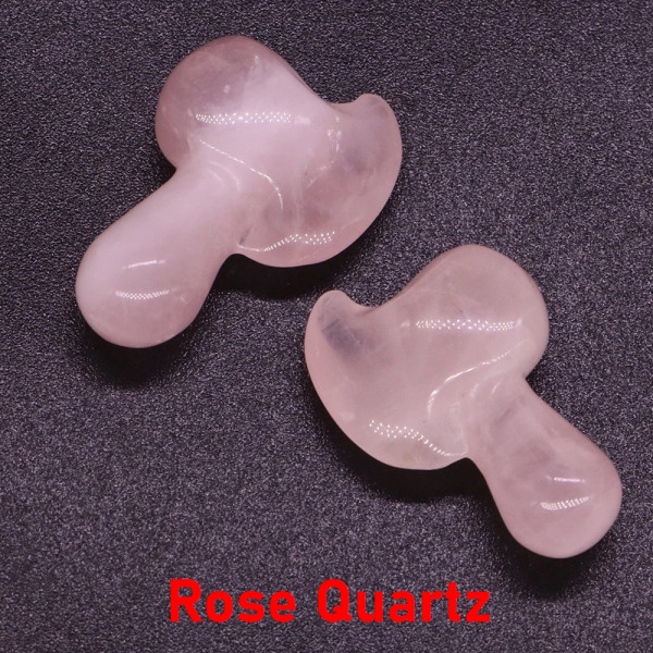 Yxa Staty Natursten Kristall Handsniden liten yxa statyett Reiki ädelsten hantverk Heminredning, julklappar souvenirer 1.2 Rose Quartz 10pcs