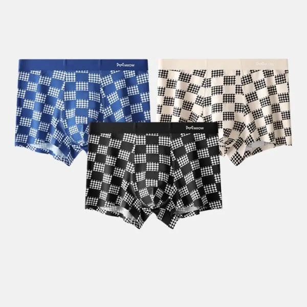 3st Print Herr Underkläder Boxershorts 7A bomull Antibakteriell gren Herr Boxers Man Trosor Sexiga Mae kalsonger Nyhet M1163-3B L