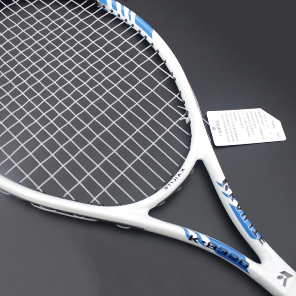 Professionell teknisk typ kolfiber tennisracket högkvalitativ Raqueta tennisracket med väska Racchetta tennisracket tennis Black