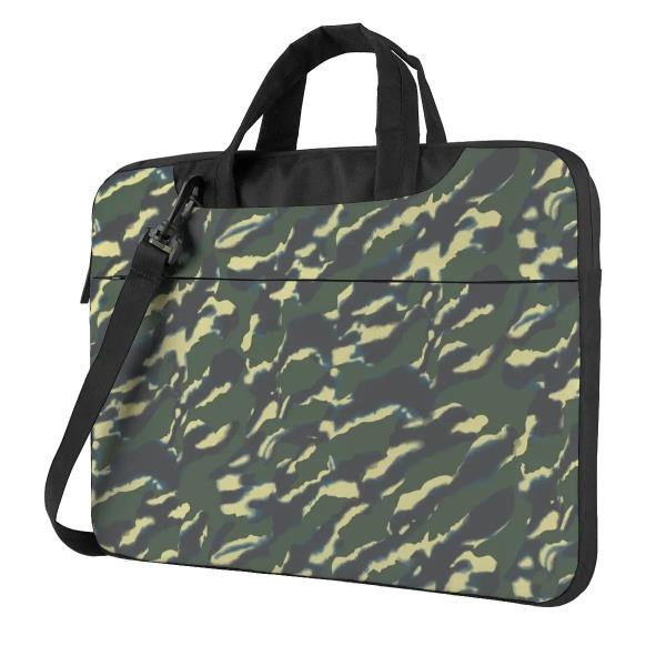 Military Camo Laptopväska Grön Camouflage Army För Macbook Air Pro Xiaomi Lenovo Asus 13 14 15.6 Fodral Snygg vattentät case 10 14"