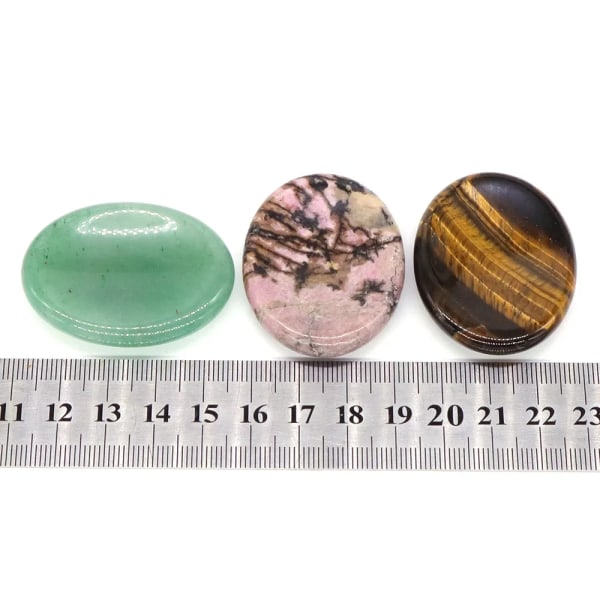 Orosten Konkav Oval Form Naturlig pärla Ametist Energi Kristall Healing Fick Meditation Fingermassage För Hälsa Partihandel Dragon Blood Jasper 5 pcs