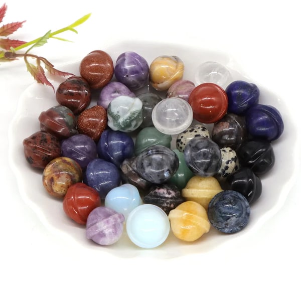 20 mm Planet Staty Naturlig Ametist Kristaller Reiki Healing Ornament För Att göra Energistenar Smycken Halsband Hänge Heminredning Lapis Lazuli 20pcs